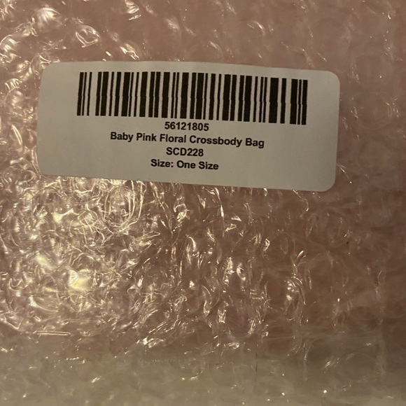 NWT! Ella & Elly baby pink floral crossbody bag. Super cute! Happy Poshing 🛍🥳 - Picture 4 of 4